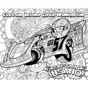 CAPTAIN INSANO - JUMBO Sized Mandala Effect Coloring Posters (48in x 6 –  Captain Insano