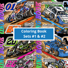 Load image into Gallery viewer, CAPTAIN INSANO - Complete Coloring Book Sets #1 &amp; #2 - Books 1,2,3,4 - ALL 120 DRIVERS